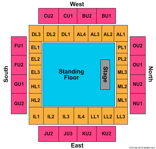 Macron Stadium Seating Map